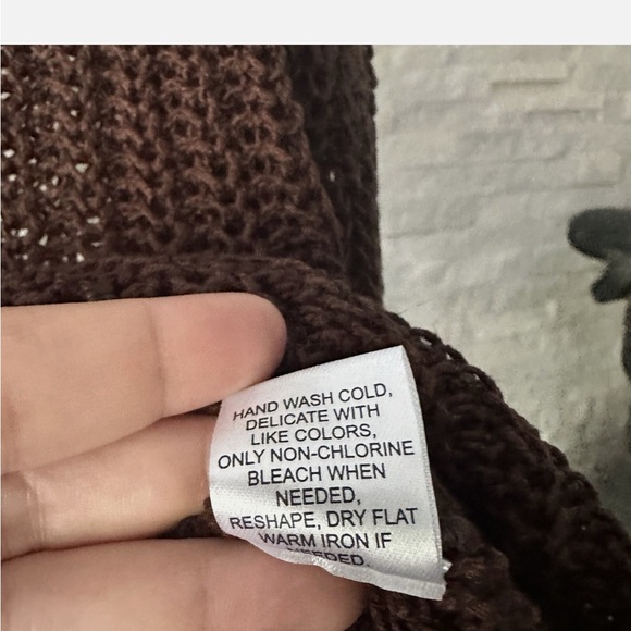 Brown Knit Cardigan - Picture 7 of 12